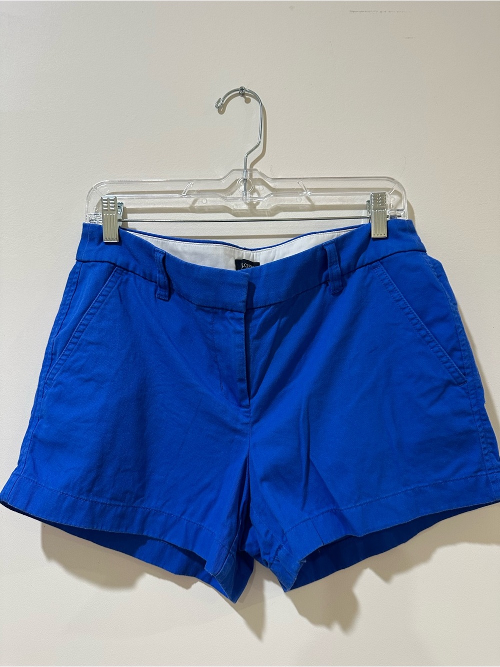 J.Crew Cobalt Blue Chino Shorts Women’s Size 6